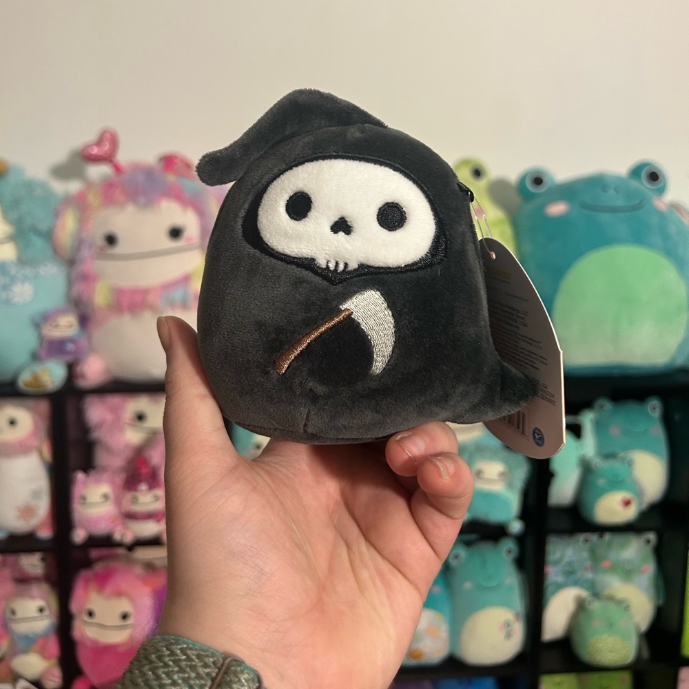 Brand New! Otto the Grim Reaper Halloween Squishmallow